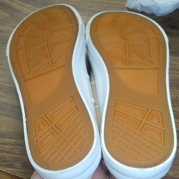 Casual Beige Canvas Mules Size 8 - Picture 8 of 8